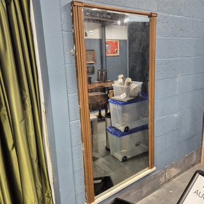 Lot 1439 - A large Victorian wall mirror 170 × 90cm
