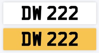Lot 491 - DW222- Vehicle Registration, held on retention...