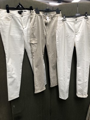 Lot 10 - Clothing - Three pairs of ladies trousers, Two...
