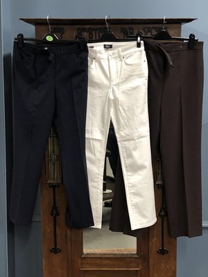 Lot 23 - Clothing - Three pairs of ladies trousers to...