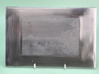 Lot 1231 - A printing plate depicting Tours after JMW...