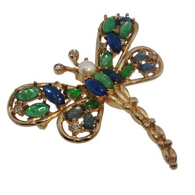 Lot 1004 - Christian Dior: a colourful art glass and faux...