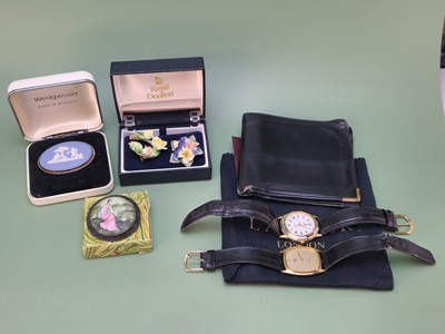 Lot 1099 - A vintage Pulsar quartz watch, and a 24 hours...