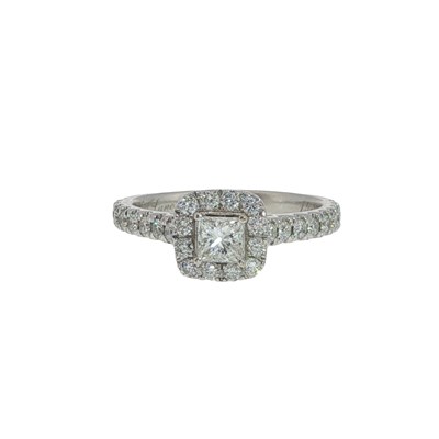 Lot 1023 - Neil Lane; a designer 14ct white gold...