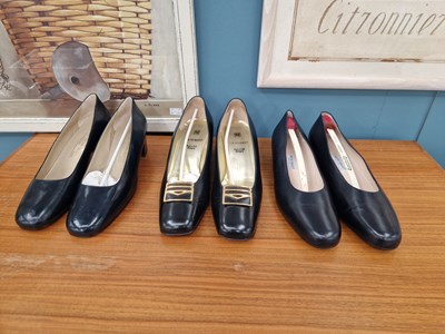 Lot 40 - Shoes by Bruno Magli - A pair of heels with a...