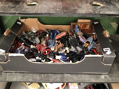Lot 505 - A large collection of various Dr Who figures