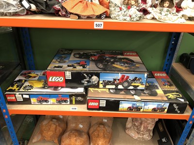 Lot 508 - Three boxes of Technic Lego