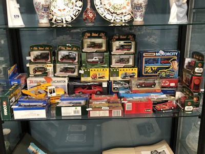 Lot 577 - A quantity of diecast boxed vehicles to...