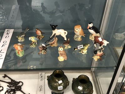Lot 584 - A collection of Beswick animal figures...