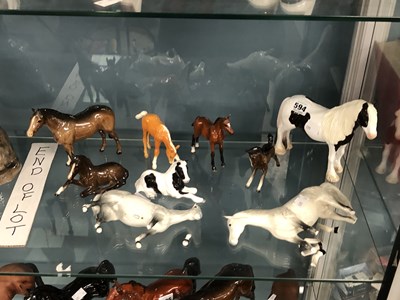 Lot 594 - A collection of Beswick horses and foals