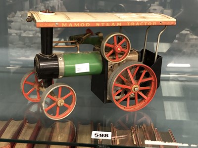 Lot 598 - A vintage Mamod steam tractor engine