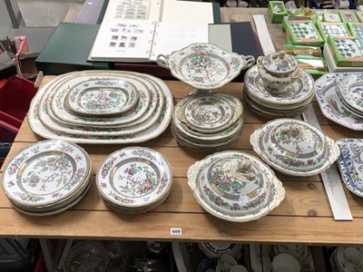 Lot 609 - Mintons 'Indian Tree' part dinner service to...