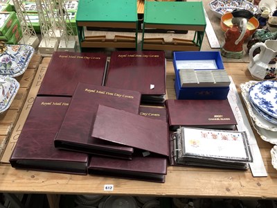 Lot 612 - A collection of first day covers, and an...