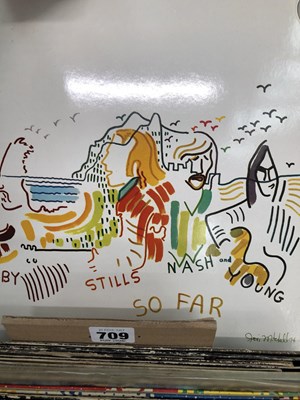 Lot 710 - American Rock: approximately fifty LP Records...