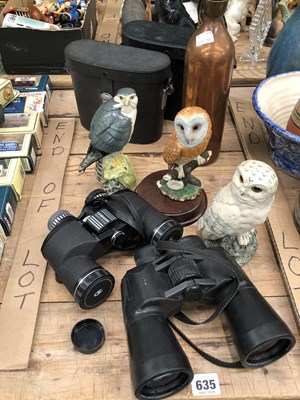Lot 635 - Two pairs of binoculars, Chinon Rapid Focus...