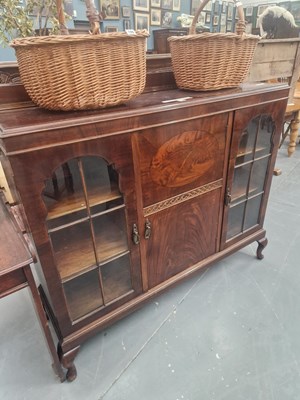 Lot 108 - An eary 20th century mahogany side cabinet,...