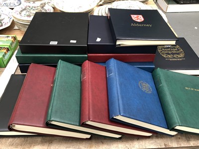 Lot 642 - Eight various stamp albums