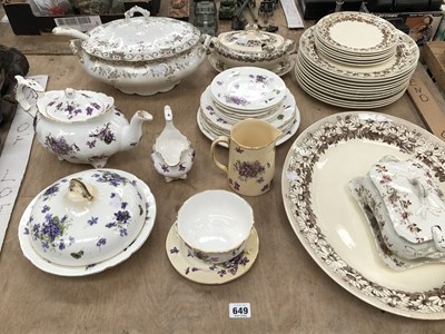 Lot 649 - Various part dinner sets to include,...