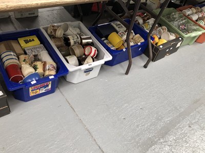 Lot 654 - A large collection of collectable vintage mugs,...
