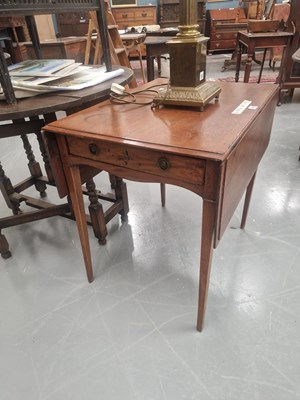 Lot 131 - A 19th century mahogany Pembroke table on...