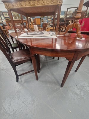Lot 146 - A Victorian mahogany dining table composed of...