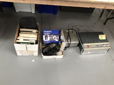 Lot 666 - A Taxan projector, a reel-to-reel player,...