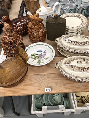 Lot 673 - Antique JC & Sons 'Regal Ra No 119035' plates...