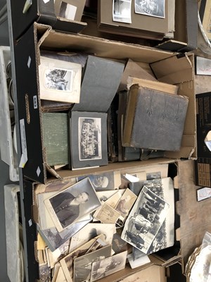 Lot 683 - Four large boxes of Victorian, Edwardian and...