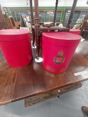 Lot 156 - Four Christys' London shop hat boxes H 33cm