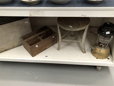 Lot 694 - Vintage aluminium Walls ice cream storage...