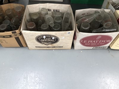 Lot 696 - A large collection of vintage milk bottles...