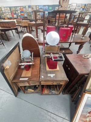 Lot 161 - Two wooden cabinets containing an Adana 'Eight...