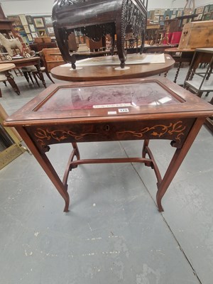 Lot 179 - An Edwardian inlaid mahogany bijouterie table...