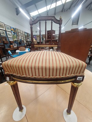 Lot 184 - A Regency style brass mounted mahogany dining...