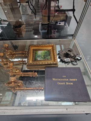 Lot 856 - A Westminster Abbey Chant book, an antique...