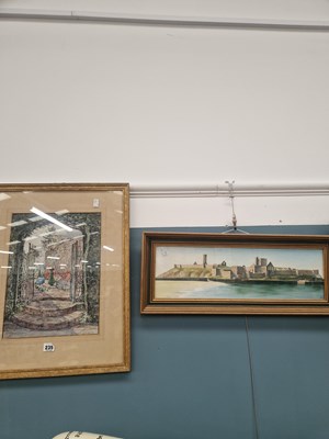 Lot 235 - Vincent Lines (1909-1968) RWA  ARR., a view...