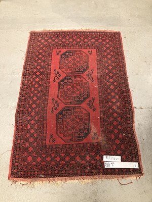 Lot 1396 - An Afghan rug 181 × 116cm