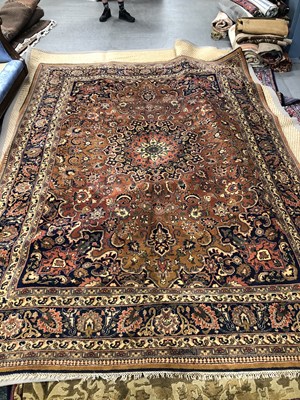 Lot 1415 - An oriental carpet of Persian design 355 × 250cm