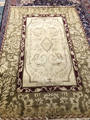 Lot 1419 - An Indian carpet of European design 271 × 185cm
