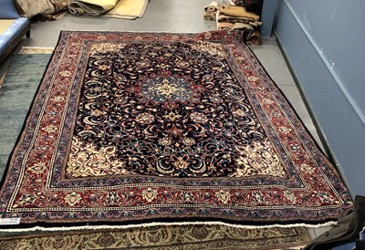 Lot 1421 - An oriental carpet of classic Persian design...