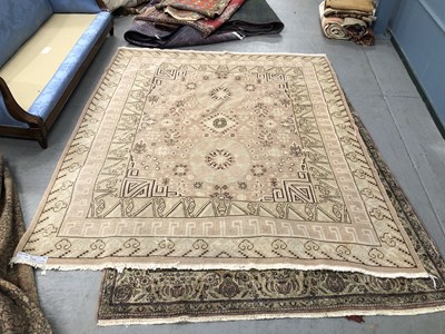 Lot 1425 - A knotted carpet of Khotan design 290 × 249cm