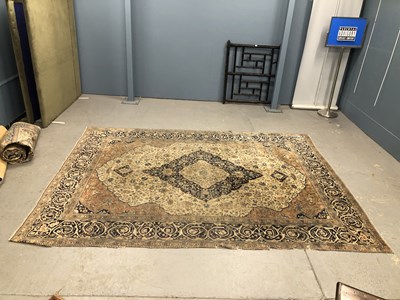 Lot 1429 - A finely woven antique Persian Fereghan Sarouk...