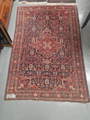 Lot 1435 - An antique Persian Fereghan rug 193 × 128cm