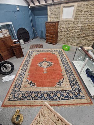 Lot 1436 - An antique Persian Zeigler carpet 370 × 277cm