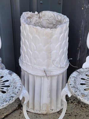 Lot 452 - A moulded plaster column element