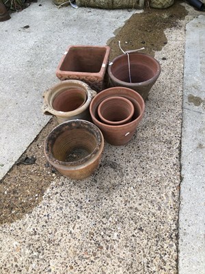 Lot 479 - A large quantity of terracotta pots of...
