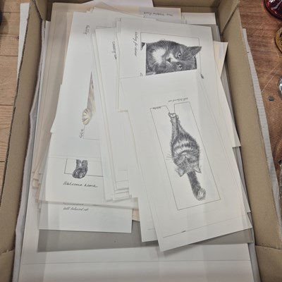 Lot 881 - A large collection of unframed prints after...