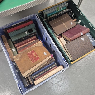 Lot 900 - Two boxes of vintage books, principally...