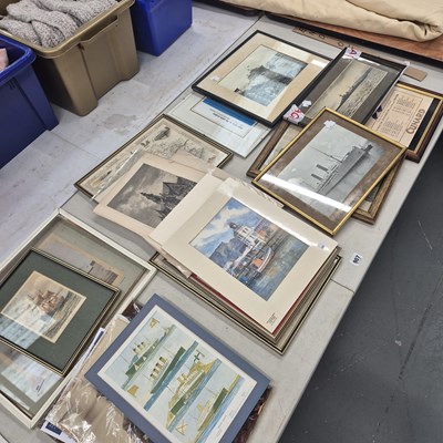 Lot 907 - A large quantity of cruise ship-related prints,...