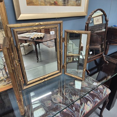 Lot 59 - Two dressing table mirrors.